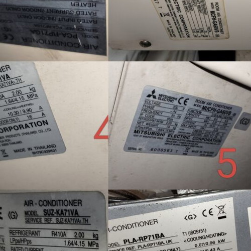 Mitsubishi Electric Mr. Slim 24000 BTU professional air conditioner used