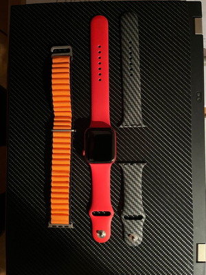 Iwatch Series 6 44 mm red like new