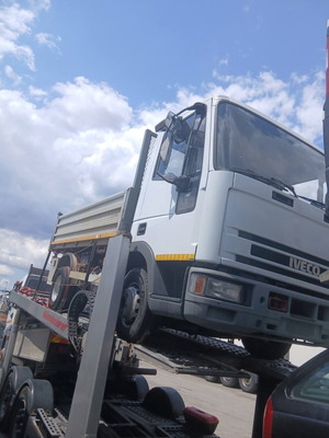 Iveco Eurocargo 75E14 used, 1998, Euro 5 diesel tipper truck