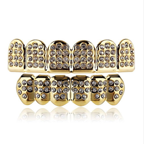 Grillz Gold Bling Bling new hip-hop set