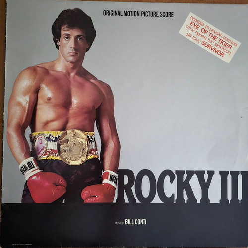 Rocky III Original Motion Picture Score LP vinyl, Greek edition 1982