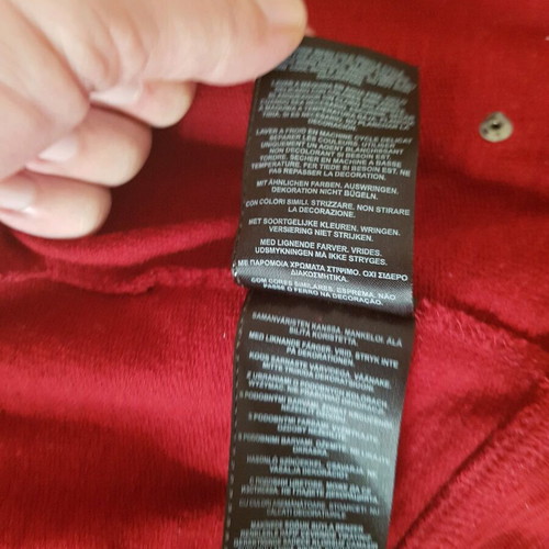 Guess jacket used, size M, red