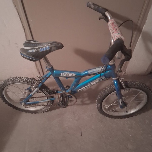 Blue BMX bike