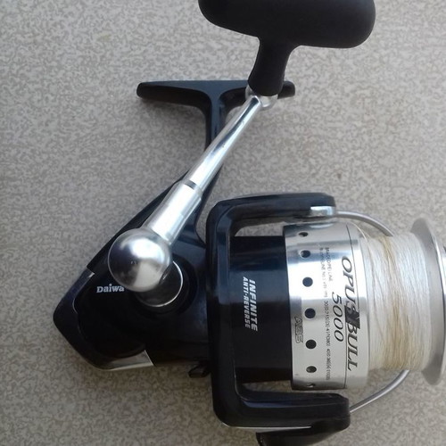 Daiwa 5000 fishing reel used with unused line
