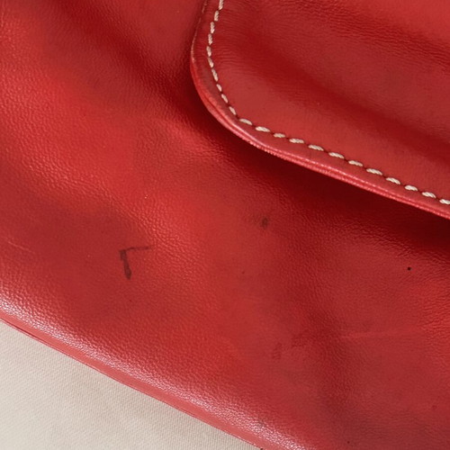 Vintage XX Anniversary Dolce & Gabbana red leather bag from 2000s