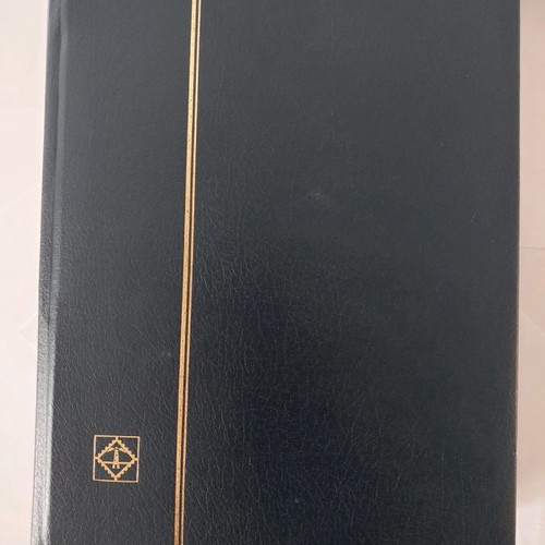 Leuchtturm stamp album with unused 2004 Olympic Games stamps used
