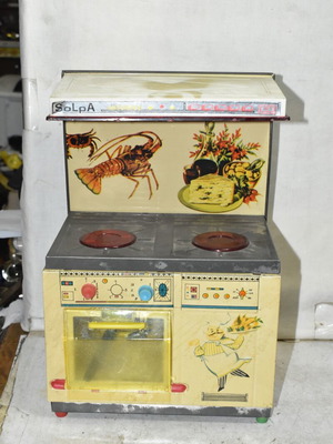 SoLpA Absorder vintage children's kitchen used, retro 60s toy