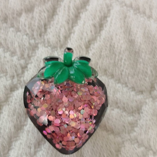 Charms for Crocs new, set of 5 colorful glittery