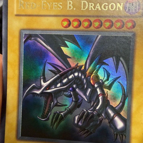 Yu-Gi-Oh Red Eyes Black Dragon SDJ-001 χρυσή κάρτα σαν καινούργιο