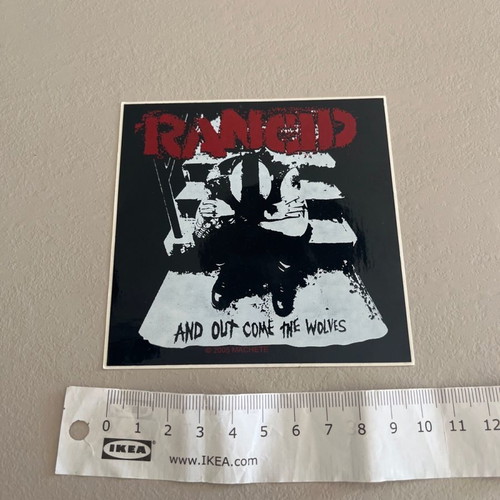 Rancid sticker new And out come the wolves