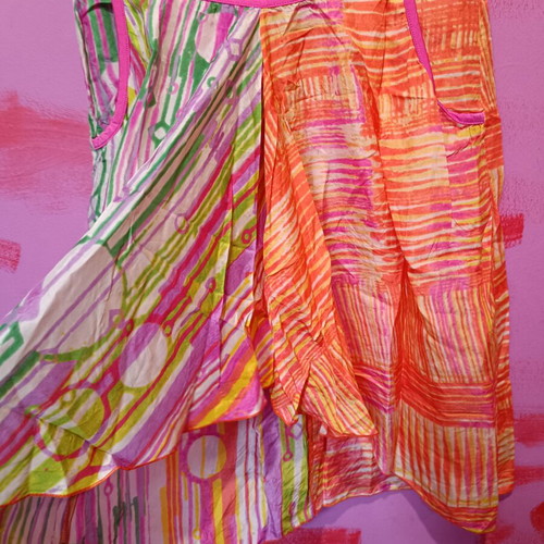 Nolita asymmetrical skirt size M made in Italy like new, multicolor
