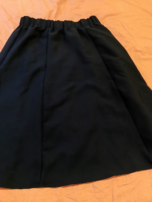 LC Waikiki women's midi black skirt size L like new