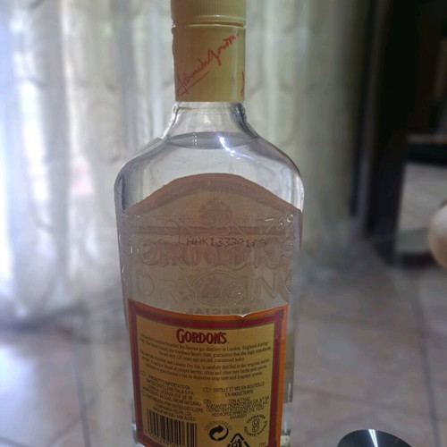 Gordon's London dry gin sealed, 35 years old