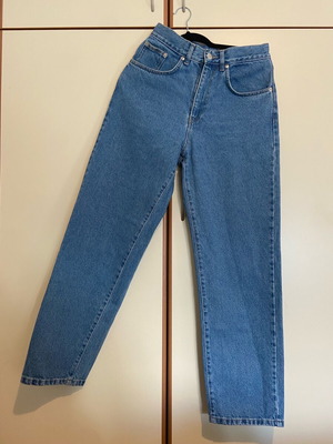 No Thinkin Mom Fit Τζιν Diana 36 Πολύ Ψηλόμεσο, Ίσια 90s Γραμμή