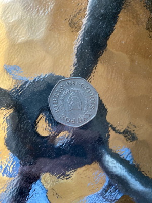 Cypriot coin used from 1994 rare