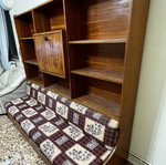 Bookshelf sofa bed used with storage space