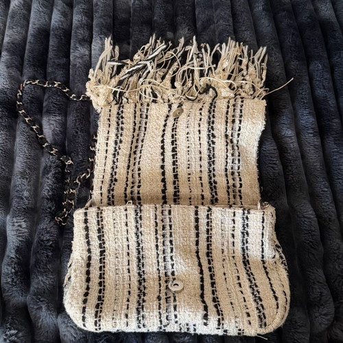 Boho Zara crossbody bag like new, white