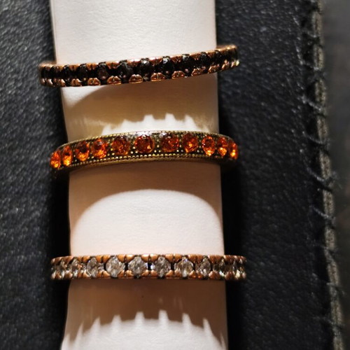 Konplott Daily Glam rings new with Swarovski crystals