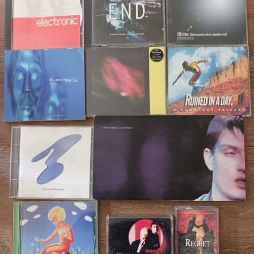 Joy Division, New Order, Electronic CD collection used with cassettes