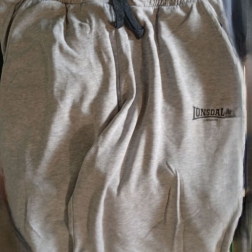 Lonsdale London men's bermuda shorts used, size L, gray