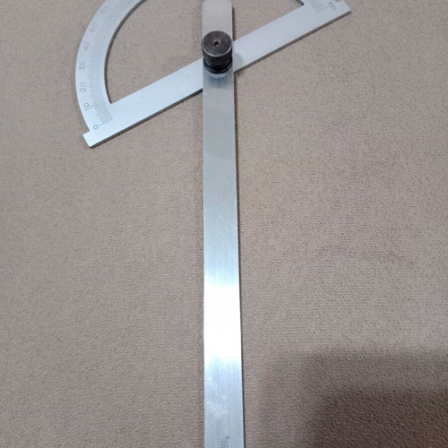 Professional Steel Protractor used, heavy
