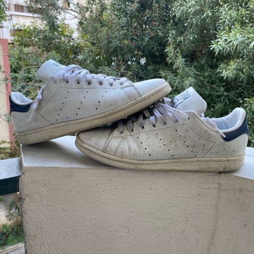 Stan Smith Adidas low sneakers like new, white size 44.5