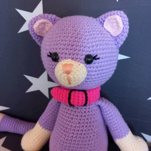 Cat doll new made of cotton yarn 30cm