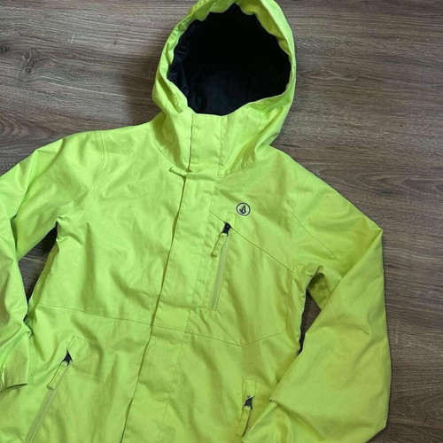 Volcom Elias snowboard jacket used, size M, green