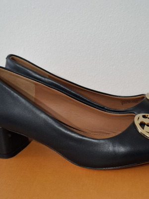 Γόβες Tory Burch 55mm Multi Logo, μαύρες, μέγεθος 37