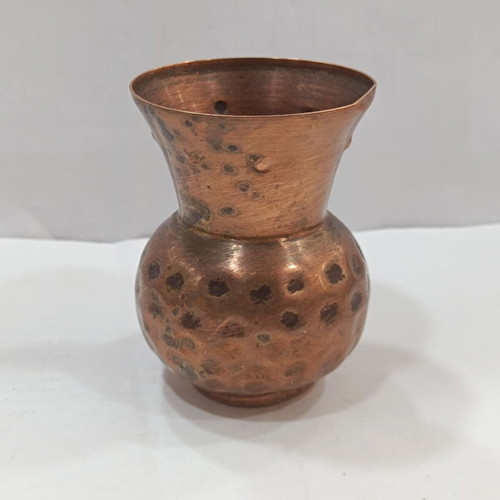 Handmade Copper Vase vintage like new, hammered art