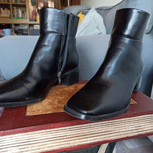 Miss NV ankle boots used, black, size 39, synthetic leather