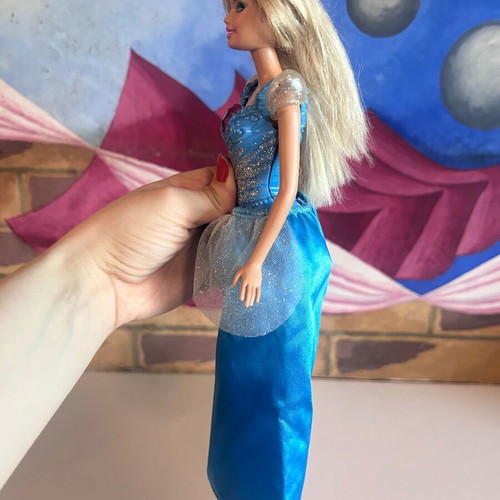 Barbie Fairytale Blue Princess Doll Mattel