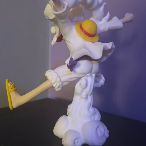 3D Printed Φιγούρα One Piece Monkey D. Luffy Gear 5 σε καρτουνίστικο στυλ