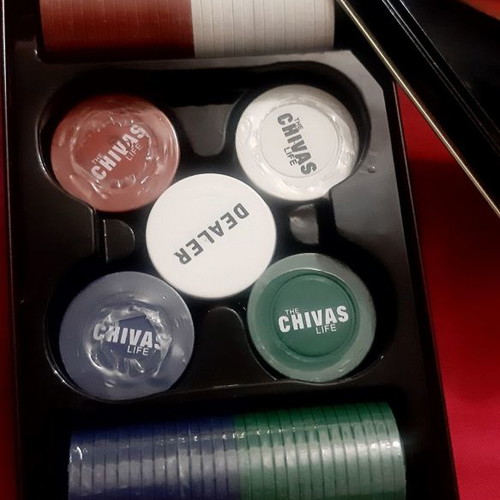 Poker set Chivas new in tin box