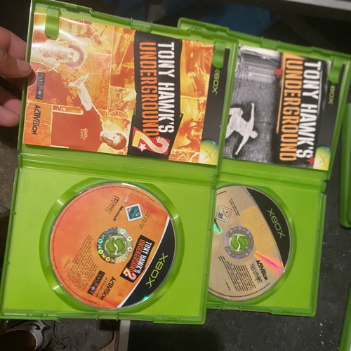 Tony Hawk's Underground 1 and 2 Xbox games