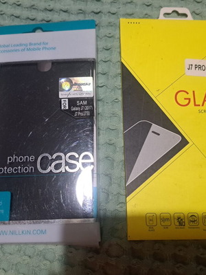 Samsung J7pro Case and Screen Protector new