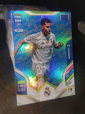 Rodrygo Fan Favorite Blue Parallel 2026 Panini Adrenalyn XL FIFA 365 like new