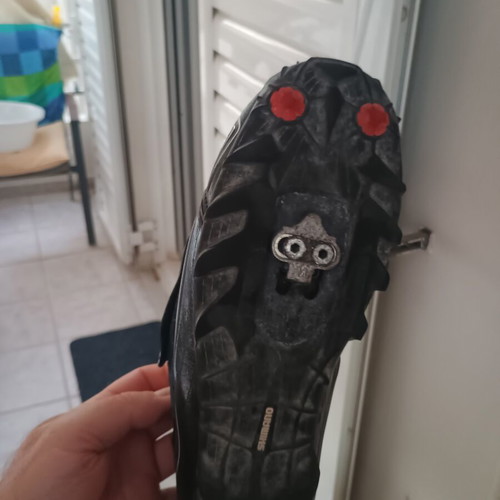 Shimano cycling shoes lightly used, size 46, ideal for mountain bike