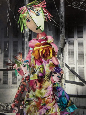 Modern Art Collage Print 21x29 on High-Quality Paper New