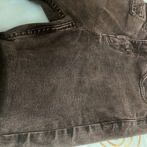 Men's Washed Black Denim Shorts Pull & Bear size 40 like new