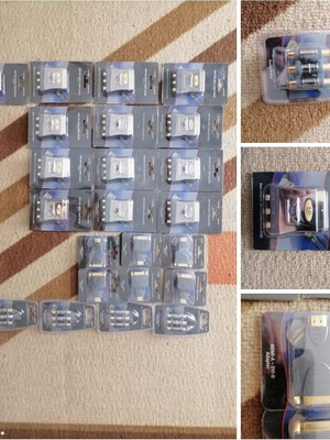 Audio and video adapters new, pack of 23 sealed