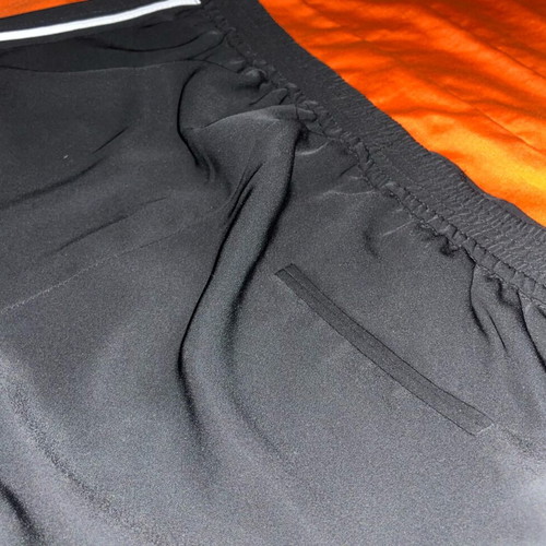 Zara Black Trousers with White Side Stripes like new, size L