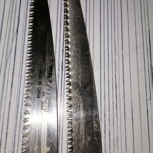 Retro saws used, set of 3 pieces