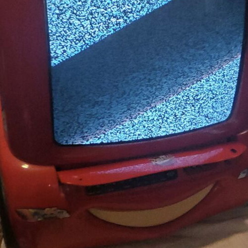 Συλλεκτική CRT TV 13" Κεραυνός McQueen, σπάνιο ντεκόρ