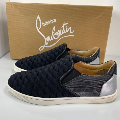 Christian Louboutin Master Key Flat Neo3D sneakers used size 37.5 black silver