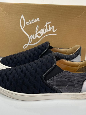 Christian Louboutin Master Key Flat Neo3D sneakers used size 37.5 black silver