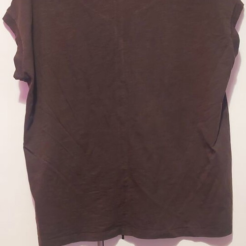 Ovs Fashion Brown Cotton T-shirt like new, size 4XL