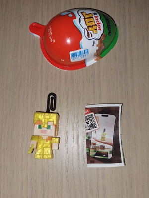 Minecraft Alex Kinder Joy συλλεκτική φιγούρα με χαρτάκι