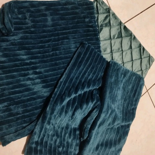 Decorative pillow cases used petrol 45×45