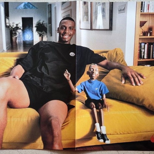 Rare double poster Magic Johnson & Penny Hardaway Slam like new